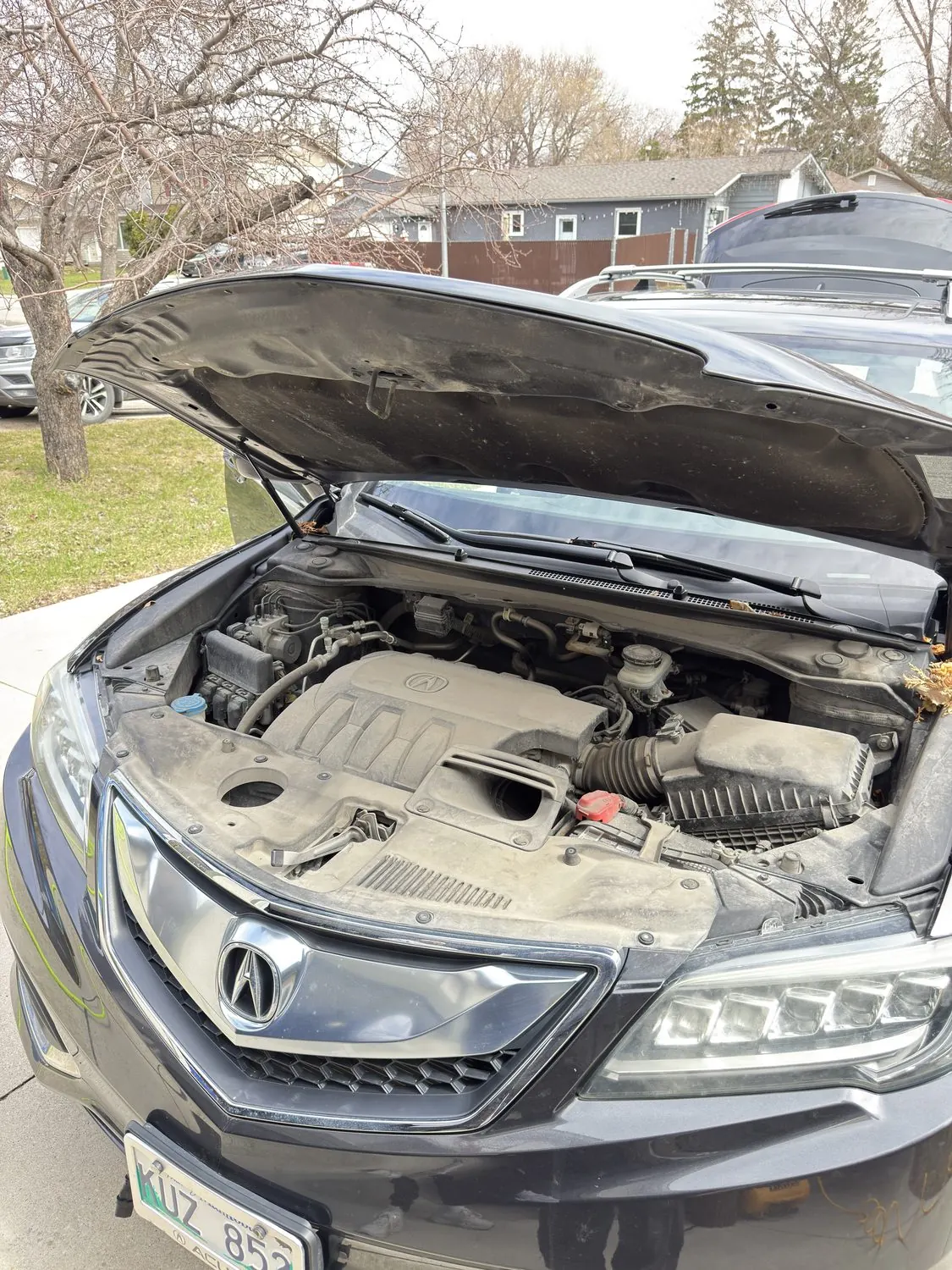Acura MDX &mdash; Engine Bay — before
