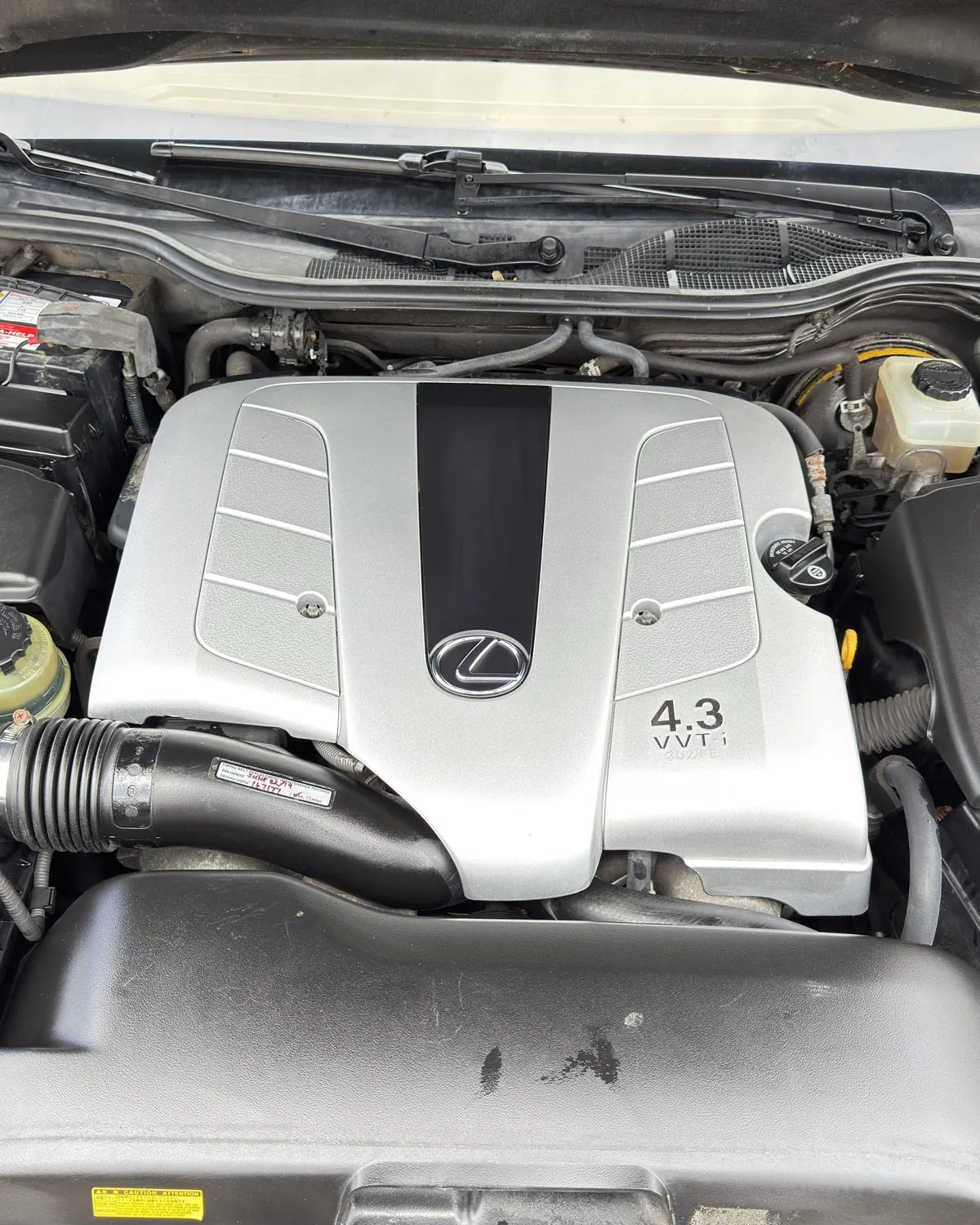 Lexus LS &mdash; Engine Bay — after