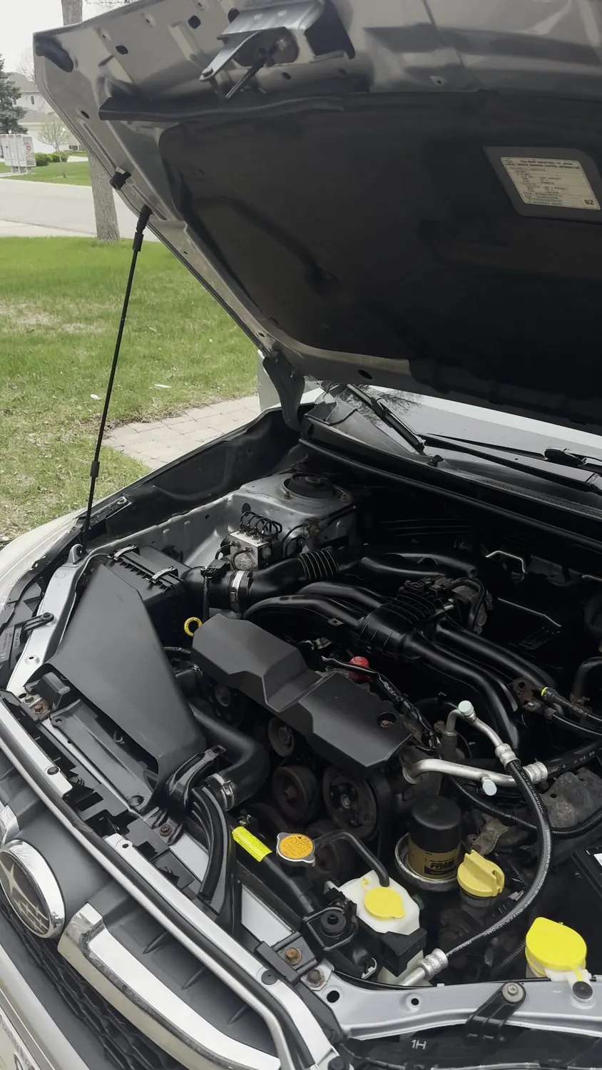 Subaru Impreza &mdash; Engine Bay — after
